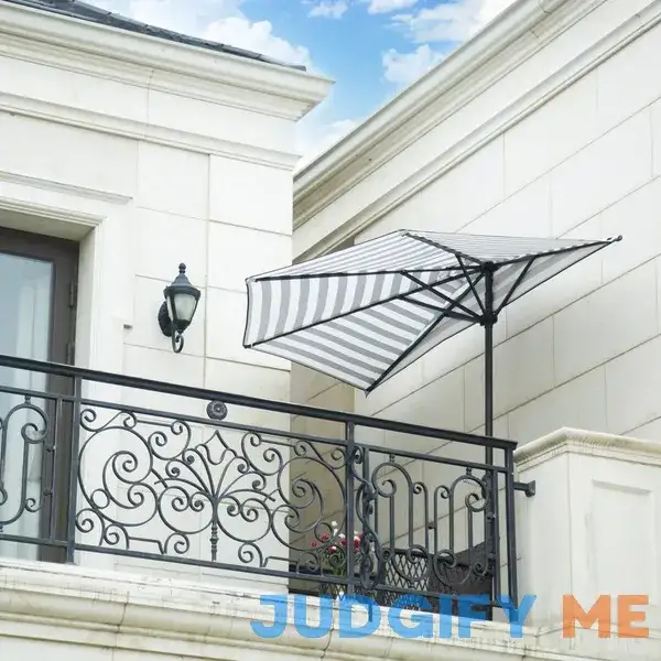 Nadya 9' Market Umbrella Arlmont & Co. Fabric Nadya 9' Market Umbrella Arlmont & Co. Fabric