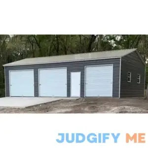 20x40 ft. Vertical Roof - Free Set Up & Delivery - Metal Garage Buildings - Alan's Factory Outlet