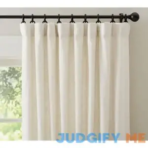 Pottery Barn Custom Emery Linen/Cotton Rod Pocket Blackout Curtain