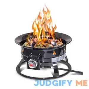 Outland Living Firebowl 893 Deluxe Outdoor Portable Propane Gas Fire Pit with Cover & Carry Kit