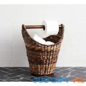 Pottery Barn Seagrass Toilet Paper Holder