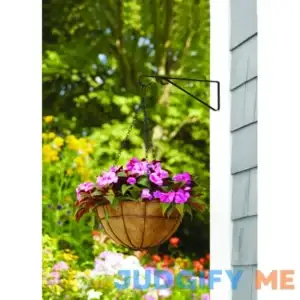 Mainstays 12 inch Black 1-Piece Iron Triangle Plant Bracket