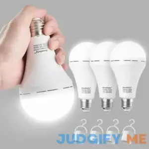 Rechargeable Emergency Light Bulb for Power Outage Battery Backup LED Bulb for Home Power Failure
