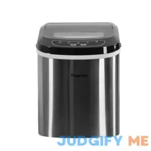 Magic Chef 27 lbs. Portable Countertop Ice Maker in Stainless Steel