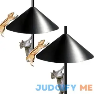 2 Pack 19 Inch Large Squirrel Baffle for Bird Feeder Pole
