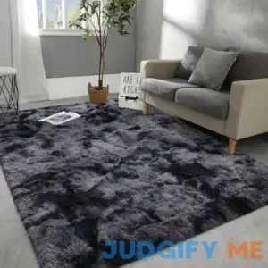 1pc Soft Plush Shag Area Rugs For Living Room