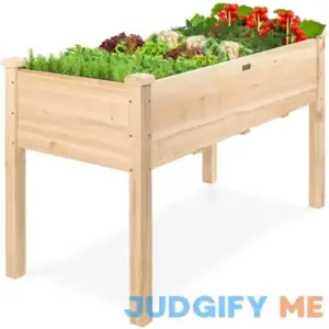 Best Choice Products 48x24x30in Raised Garden Bed Elevated Wood Planter Box Stand for Backyard