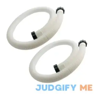 Pool Pump Replacement Hose 1.5 Inch Diameter 59 Inch Long Pool Filter Pump Hose White Pool Hose Compatible with 29060E Filter Pumps and Saltwater