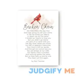 P Graham Dunn Broken Chain Wall Decor
