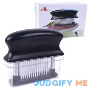 Meat Tenderizer with 48 Stainless Steel Ultra Sharp Needle Blades Heavy Duty Cooking machine for Tenderizing Beef