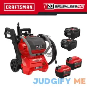Craftsman V20 CMCPW1500N2 1500 PSI Battery 1.2 GPM Pressure Washer