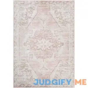 Cabell Oriental Pink/White Area Rug Lark Manor Rug