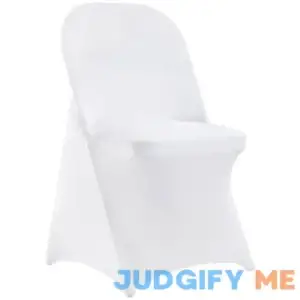 VEVOR White Stretch Spandex Chair Covers