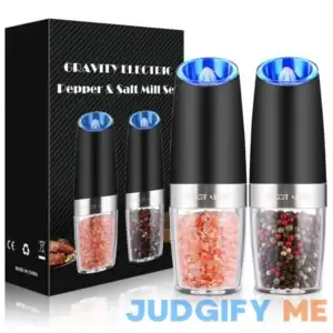 Gravity Electric Pepper and Salt Grinder Set