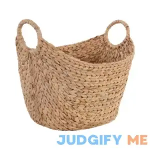 Better Homes Gardens Large Natural Water Hyacinth Boat Basket