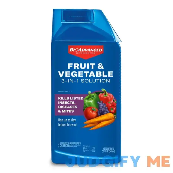 BioAdvanced Fruit and Vegetable 3-in-1 Solution Concentrate 707500E BioAdvanced Fruit and Vegetable 3-in-1 Solution Concentrate 707500E