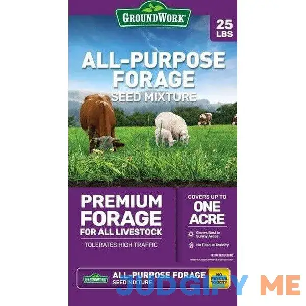 GroundWork 25 lb. All-Purpose Forage Grass Seed GroundWork 25 lb. All-Purpose Forage Grass Seed