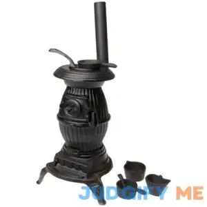Old Mountain Black Mini Pot Belly Stove Set