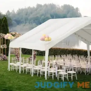 20 Ft. W x 20 Ft. D Steel Party Tent Ideamage