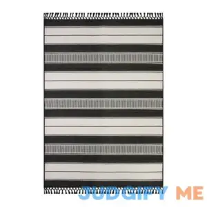 Better Homes & Gardens Black White Outdoor Rug