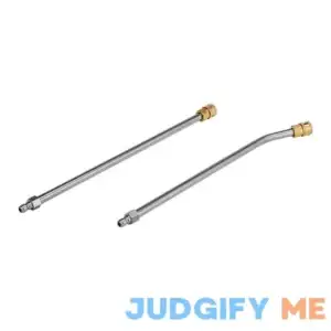 17 in. Curved and Straight Pressure Washer Extension Wands