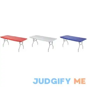 Kwik-Covers 6' Rectangle Plastic Table Covers 30 inch x 72 inch