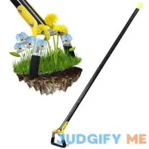 60 in. Heavy-Duty Stainless Stee Handle Garden Hoe Long Handle Weed Rake