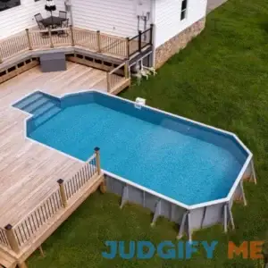 Grecian DIY Semi-Inground Pool Kit Step