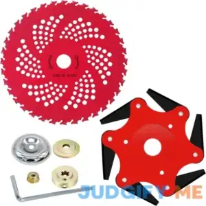 CZS 6 Steel Razors Trimmer Head & 36 Teeth Brush Cutter Blade for Weedeater