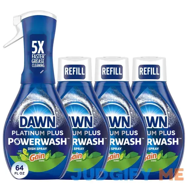 Dawn Powerwash Gain Original Dish Spray Liquid Dish Soap 1 Starter Kit + 3 Refills Dawn Powerwash Gain Original Dish Spray Liquid Dish Soap 1 Starter Kit + 3 Refills