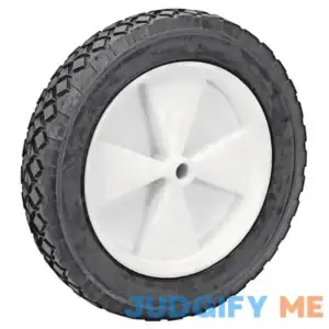 10 in. Solid Rubber Tire with PVC Hub