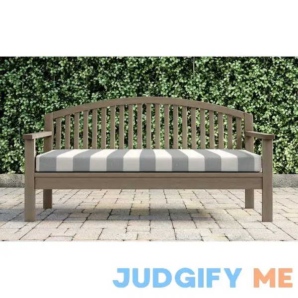 Meredydd Outdoor Bench Cushion Latitude Run Fabric Meredydd Outdoor Bench Cushion Latitude Run Fabric