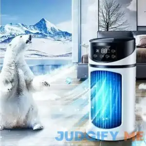 Fafwyp Small 3-In-1 Portable Ac Unit Mini Air Conditioner Cooler Fan USB Silent Humidifier Spray Refrigeration for Desktop Camping Bedroom