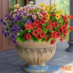 Lnoicy Artificial Flowers for Outdoor