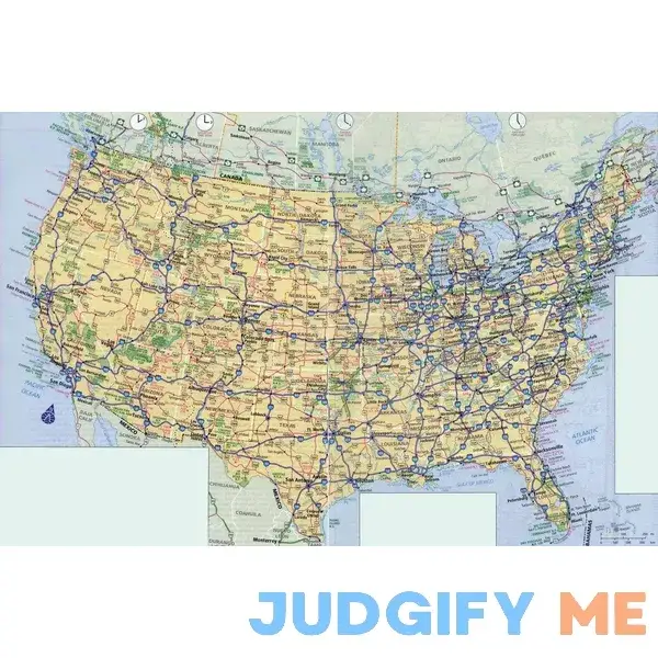 Gifts Delight Laminated 36x24 Poster: Road Map - in high- Highways map of The USA. The USA Highways map in high- Vidiani Gifts Delight Laminated 36x24 Poster: Road Map - in high- Highways map of The USA. The USA Highways map in high- Vidiani
