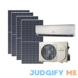 EG4 Hybrid Solar Mini-Split Kit | Energy Star Certified Air Conditioner Heat Pump AC/DC | 12000 BTU | SEER2 22 | + 1800 Watts of Solar PV [KIT-E0011]
