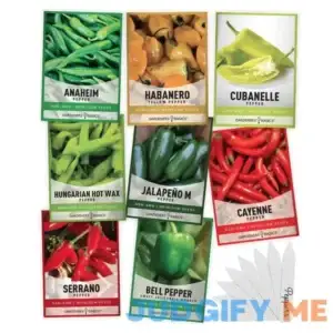 Pepper Seeds for Planting 8 Varieties Pack