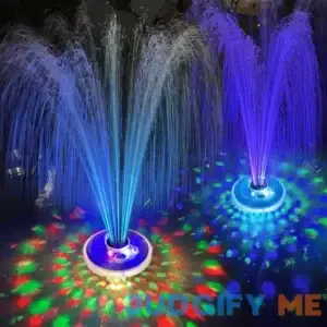 LanPool Floating Water Fountain with Underwater Lights