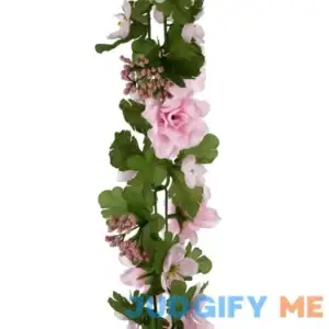 6ft Pink Rose Chain Garland by Ashland