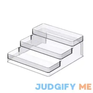 Clear 3-Tier Storage Shelf Organizer by Simply Tidy