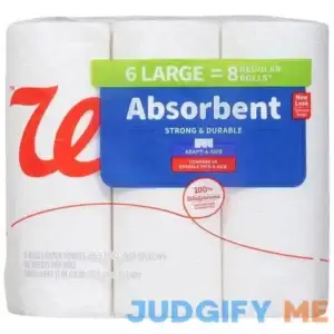 Walgreens Absorbent Paper Towels 6 Rolls