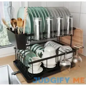 Apex Artifacts Corporation 2 Tier Dish Drying Rack for Kitchen Counter
