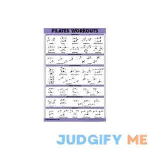 QuickFit Pilates Workout Poster Pilates Mat Work Exercises