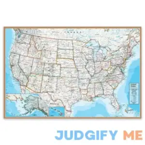 Waypoint Geographic Contemporary USA 24" x 36" Laminated Wall Map