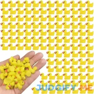 100Pcs Mini Resin Ducks