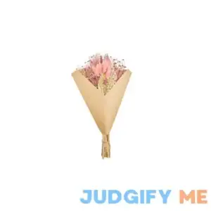 Real Living Pink Floral 18" Bouquet in Kraft Paper | Big Lots