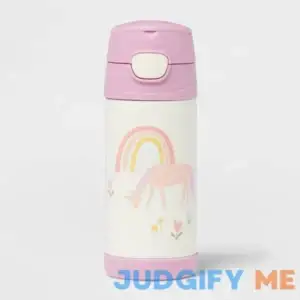 Pillowfort Kids' 12oz Stainless Steel Portable Drinkware Water Bottle