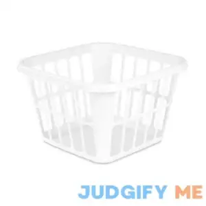 Brightroom 1.25bu Laundry Basket White