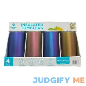 Member's Mark 14oz Stainless Steel Insulated Tumblers with Lids