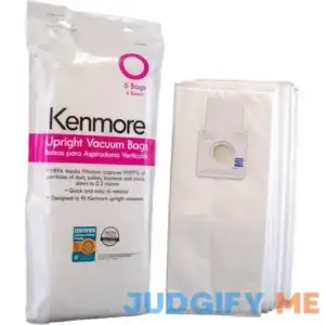 Kenmore 53294 6 Pack Type O Hepa Vacuum Bags for Upright Vacuums